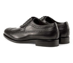 Black Longwing Blucher GoodYear Welted