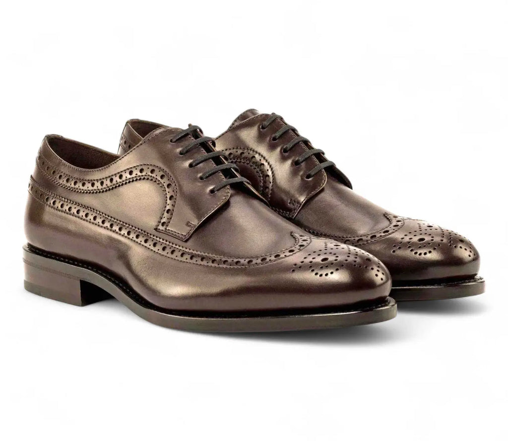 Brown Longwing Blucher GoodYear Welted