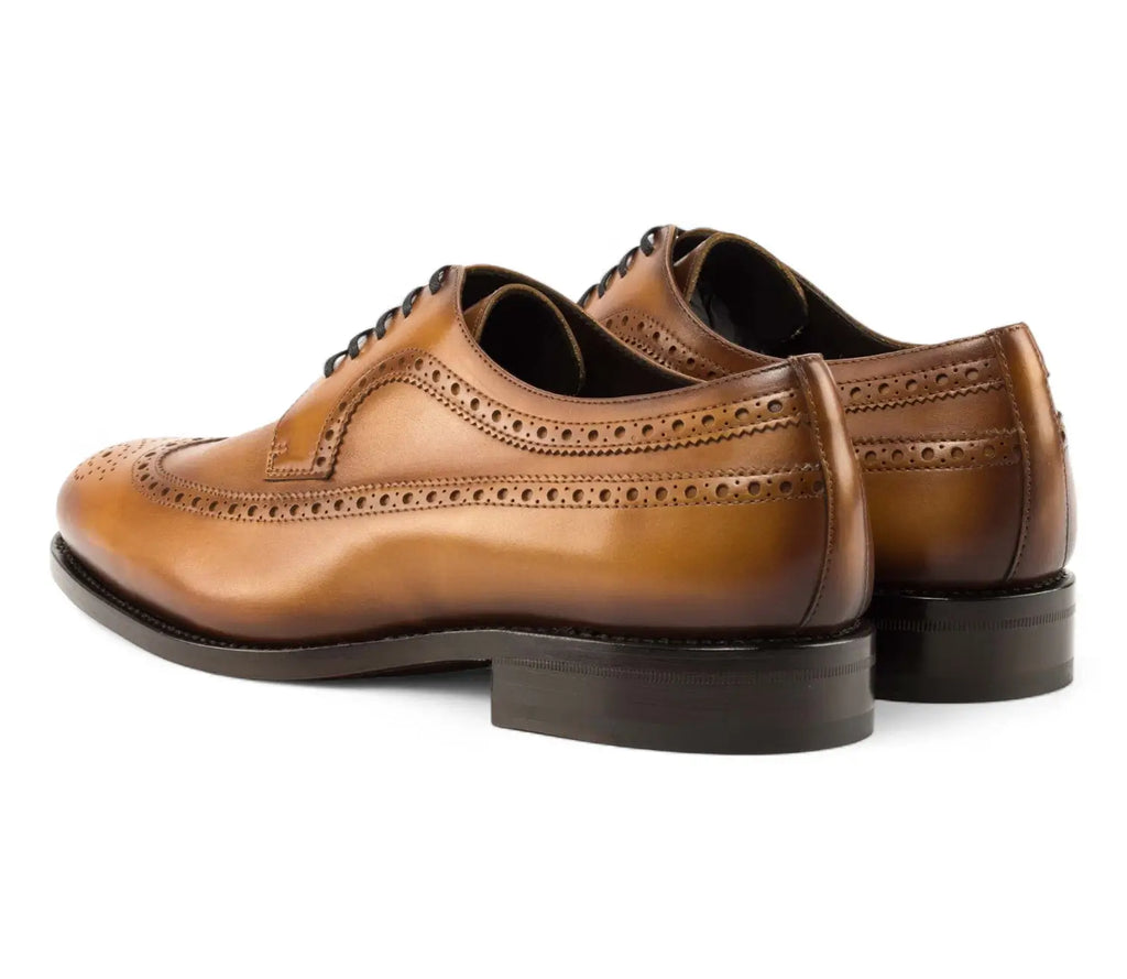 Tan Longwing Blucher GoodYear Welted