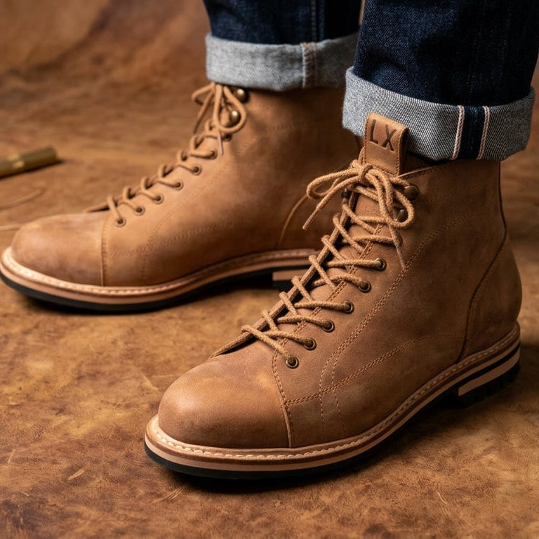 Kablers "Barley" Suede Monkey Boots – Goodyear Welted