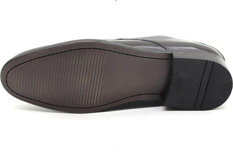 Genuine Leather Blucher Shoes with TPR Handcrafted sole