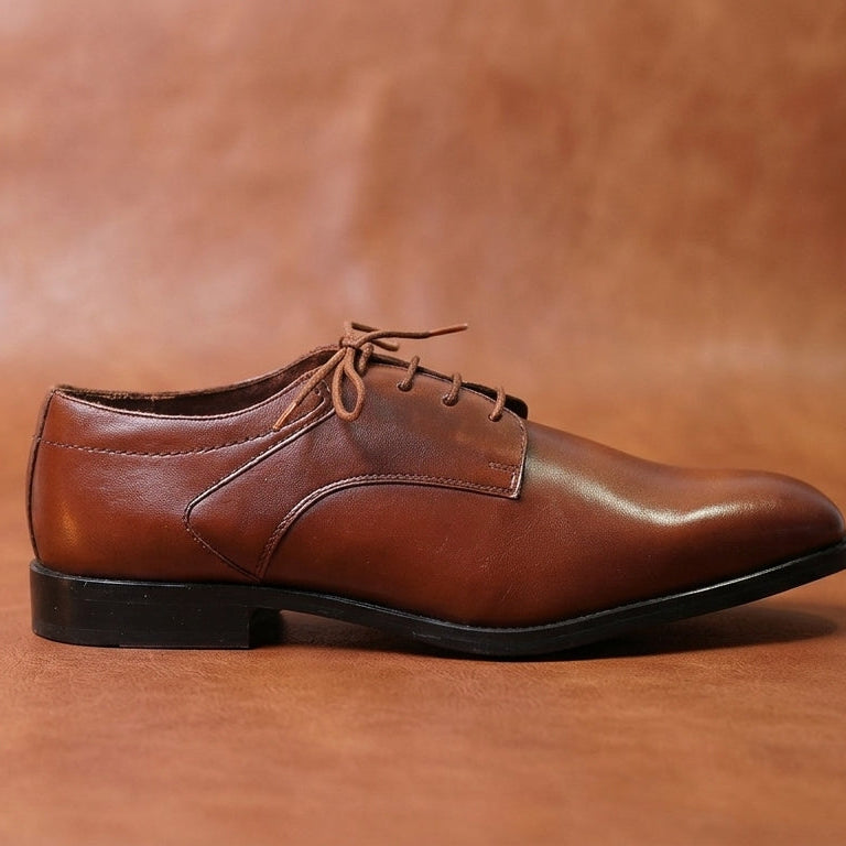Men's Genuine Leather R.Z. Derby Shoes