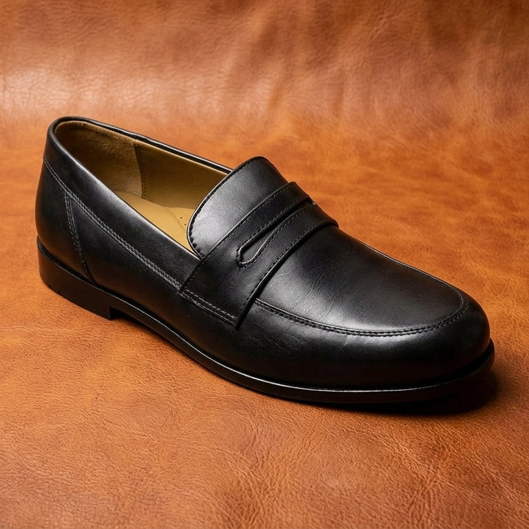 Men’s Leather Slip-On Loafers