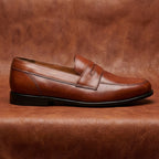 Men’s Leather Slip-On Loafers