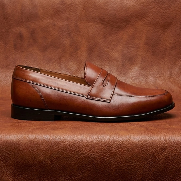 Men’s Leather Slip-On Loafers