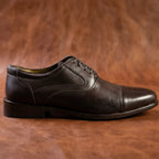 Captoe Milano Leather Derby Shoes | Handcrafted Formal Leather Footwear for Men