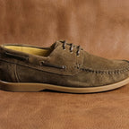 Boat Shoes – Elegant Suede Finish with Cushioned Insole & Flexible Rubber Sole