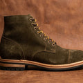 Suede Cap-Toe Service Boot - GoodYear Welted