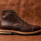 The Sterling Heritage Cap-Toe Boot - Cognac Leather - GoodYear Welted