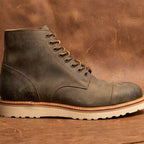 Men’s Waxed Suede Cap-Toe Field Boot – Goodyear Welted