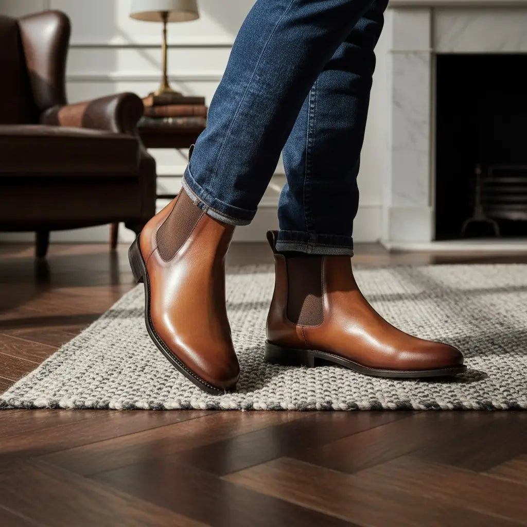 Tan Chelsea Boot GoodYear Welted