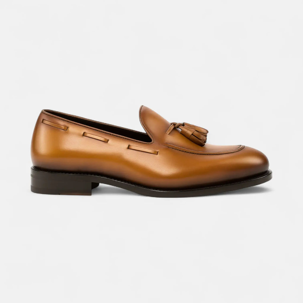 Tan Leather Loafers GoodYear Welted