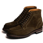 The Pike Khaki Suede Derby Boot Goodyear Welted