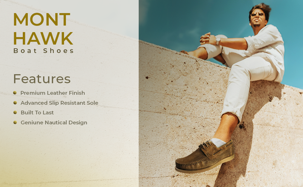 Boat Shoes – Elegant Suede Finish with Cushioned Insole & Flexible Rubber Sole