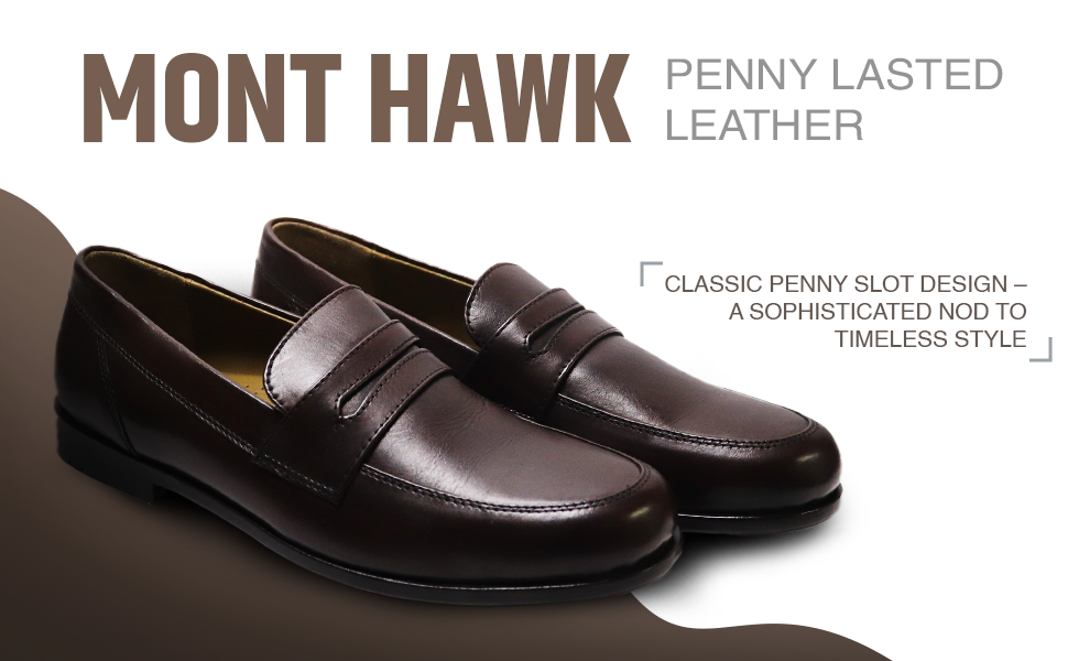 Penny Lasted Leather Slip-On Loafers