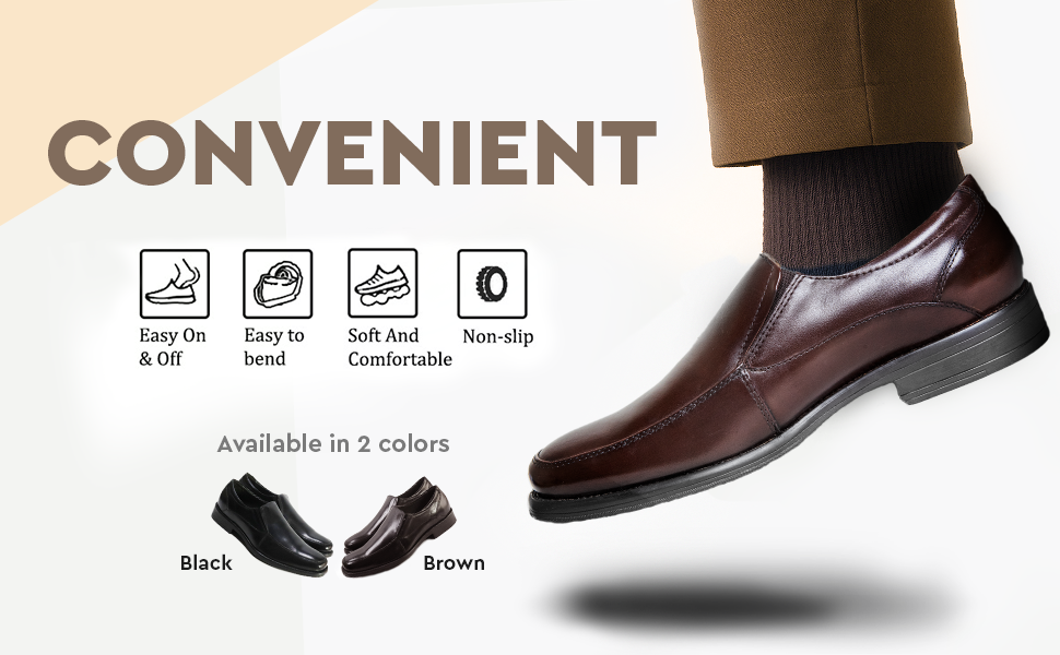 New Gallus Leather Tan Penny Loafers for Men | Stylish Slip-On Formal & Semi-Formal Shoes with Comfort Insole