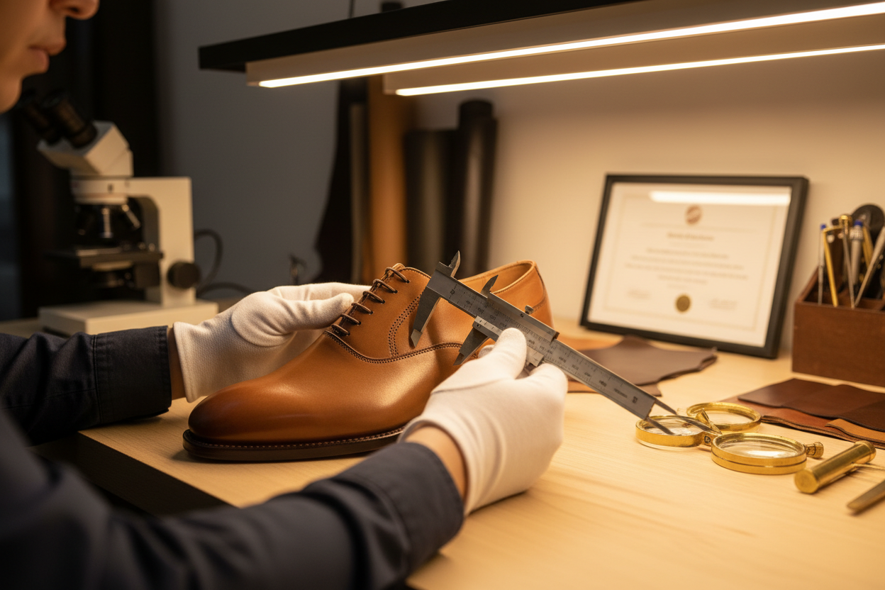 At Kablers Schuhe, "quality" is not just a buzzword; it is the fundamental principle that guides every decision we make. We understand that when you invest in a pair of premium shoes, you expect flawless execution, enduring durability, and impeccable style. Our rigorous Quality Assurance (QA) process is designed to ensure that every pair leaving our workshop meets the exacting standards we—and you—demand.