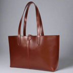 Premium Export Quality Large Leather Tote Bag for Women | Spacious Shoulder Handbag