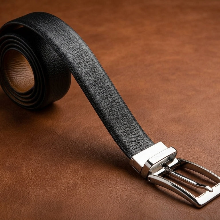 Men’s Genuine Leather Reversible Belt