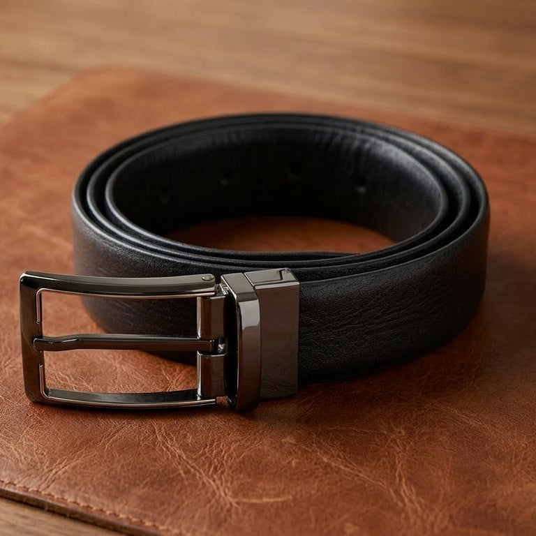 Men’s Genuine Leather Reversible Belt