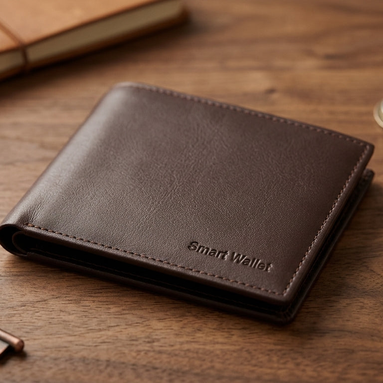 Men’s Genuine Leather Milled Wallet