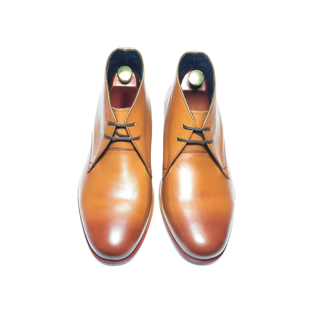 Wide Toe Box Chukka Boots GoodYear Welted