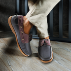 Boat Shoes – Elegant Suede Finish with Cushioned Insole & Flexible Rubber Sole