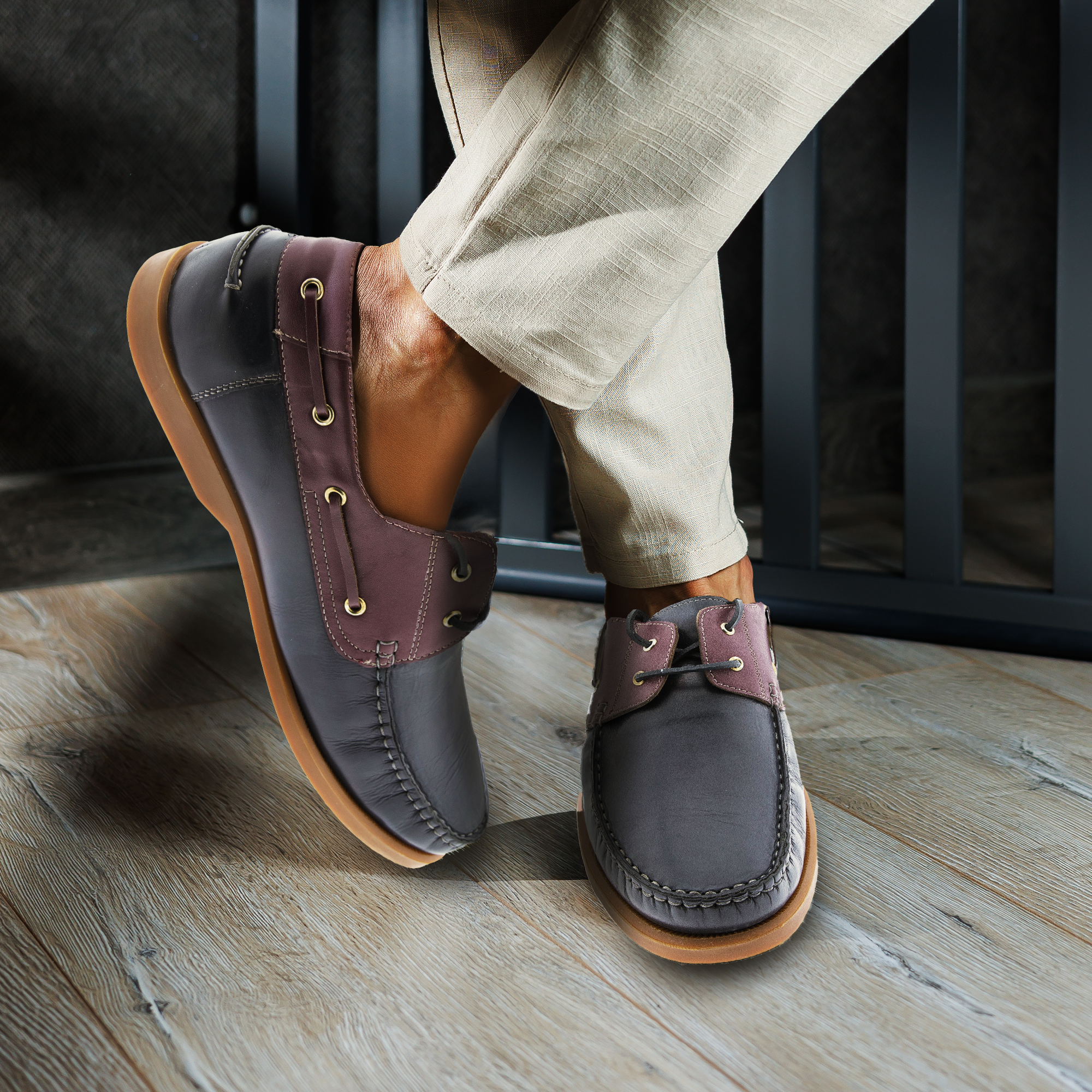 Boat Shoes – Elegant Suede Finish with Cushioned Insole & Flexible Rubber Sole
