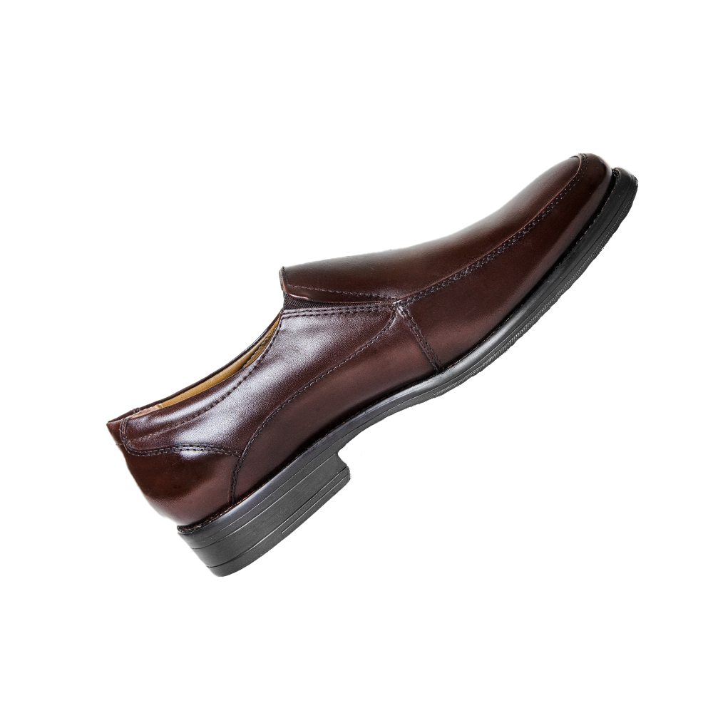 New Gallus Leather Tan Penny Loafers for Men | Stylish Slip-On Formal & Semi-Formal Shoes with Comfort Insole