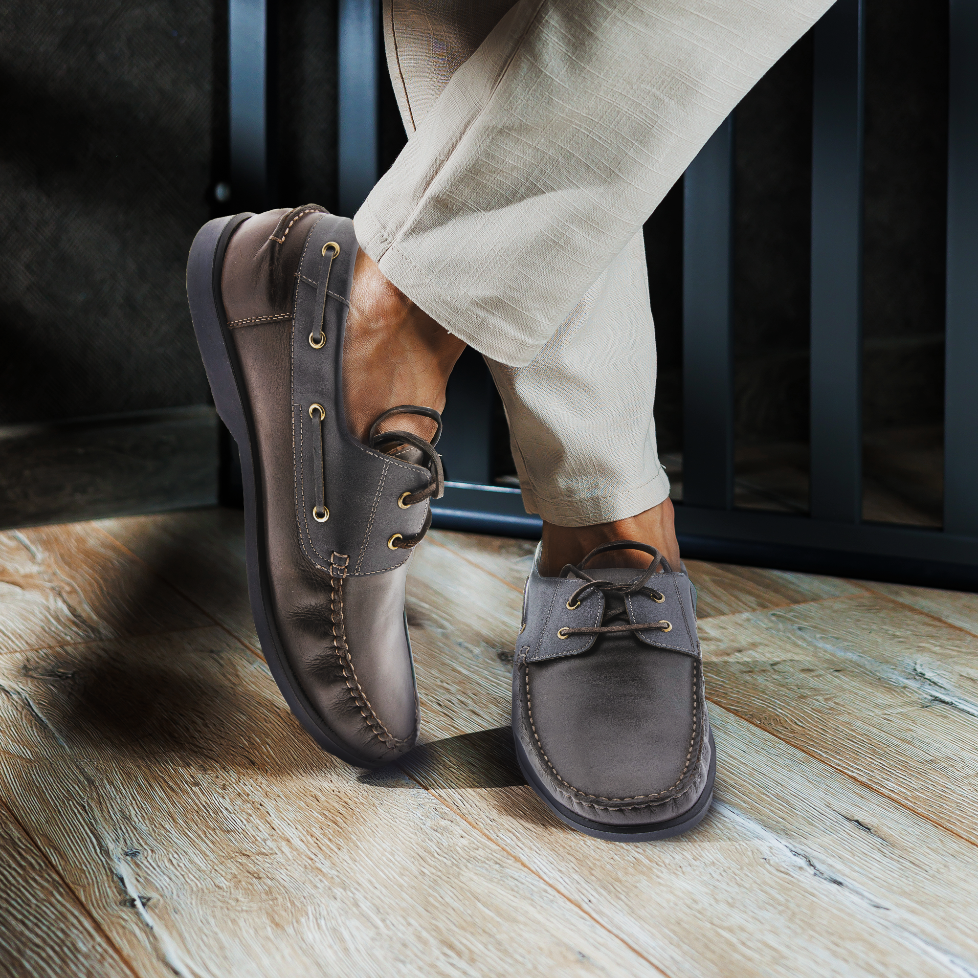 Boat Shoes – Elegant Suede Finish with Cushioned Insole & Flexible Rubber Sole