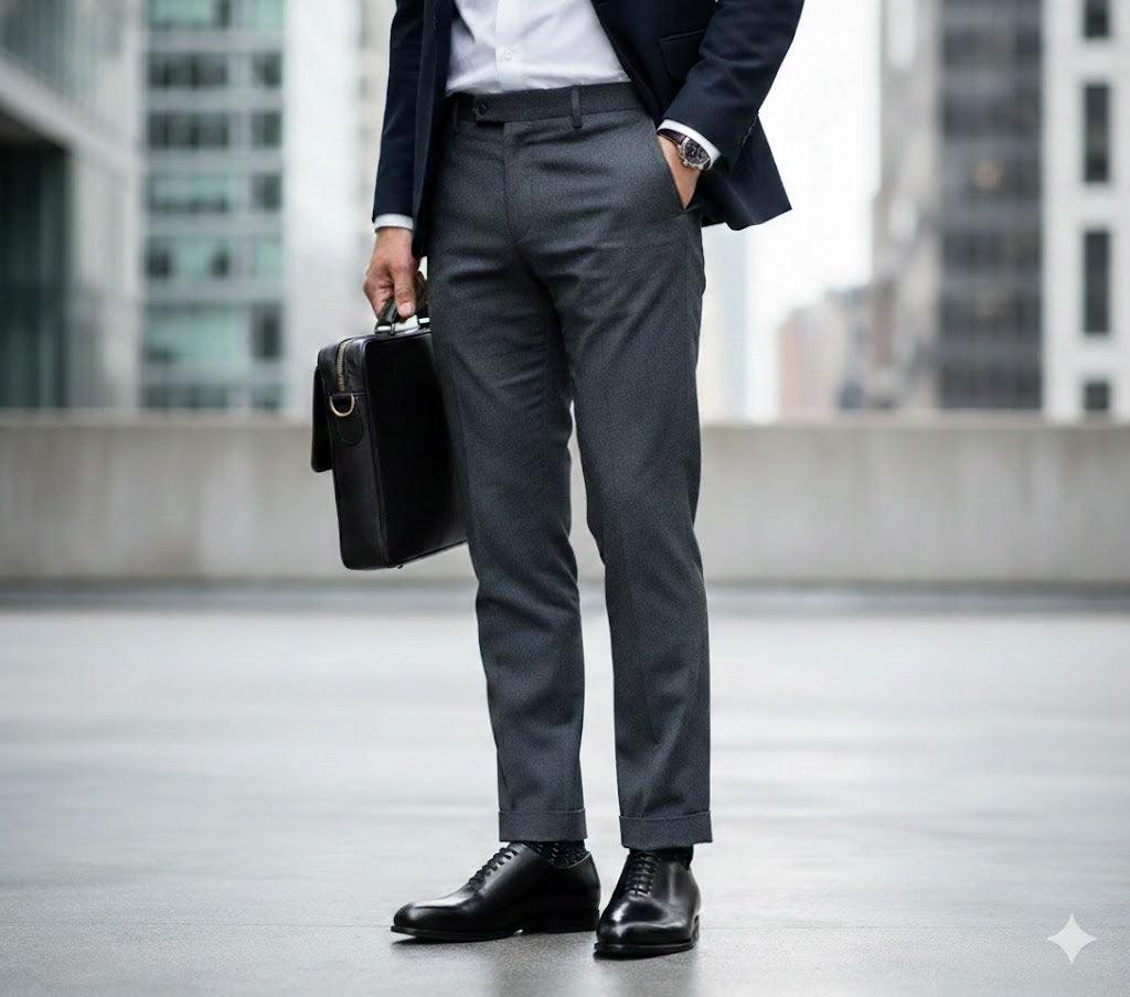 Black Wholecut Oxford GoodYear Welted